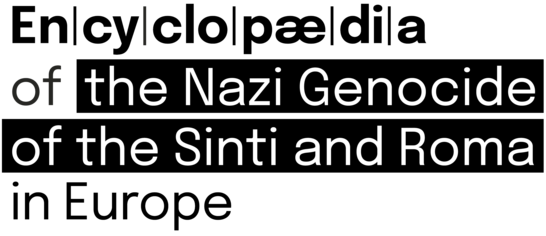 logo: Encyclopaedia of the Nazi Genocide of the Sinti and Roma in Europe