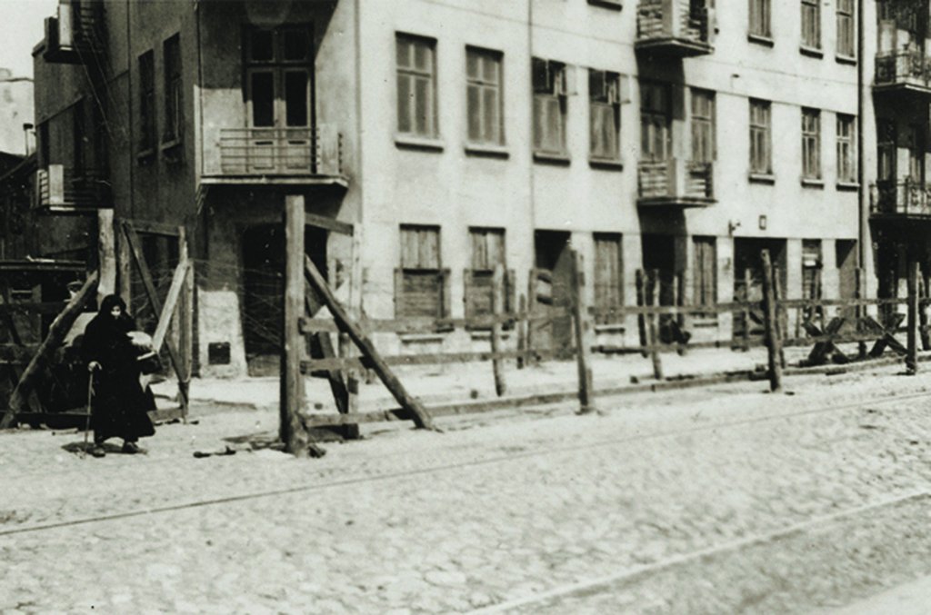 Bloc d’immeubles du ”camp tsigane” dans l’ancien ”ghetto Litzmannstadt” dans la ville industrielle Łódz´.